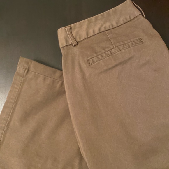 Brown women’s dockers pants, sz 12 Long Tall, Midrise, curvy. GUC - Picture 7 of 10